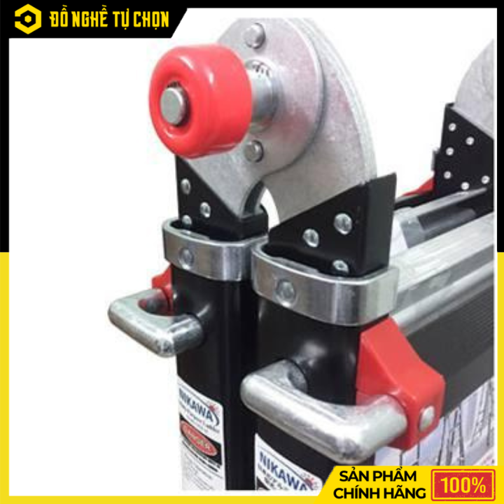 Thang Nhôm Gấp Đa Năng Nikawa NKB-49 Cao 8.4m Siêu Chắc Chắn, Giải Pháp Làm Việc Trên Cao Chuyên Nghiệp | Hàng Chính Hãng, Có VAT