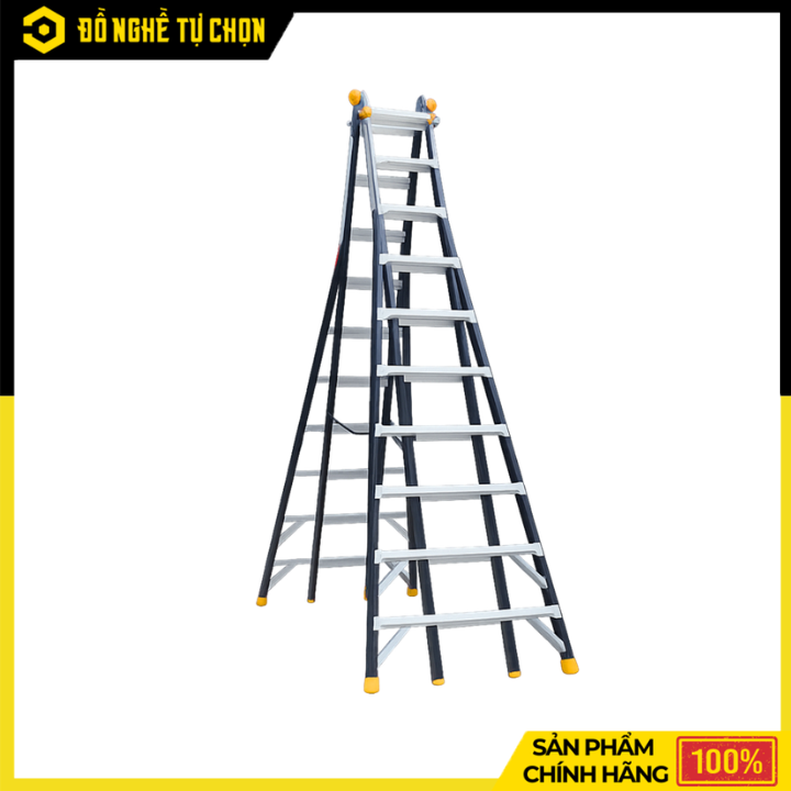 Thang Nhôm Gấp Đa Năng Nikawa NKB-50 Cao 8.8m Siêu Chịu Lực, Giải Pháp Làm Việc Trên Cao Chuyên Nghiệp | Hàng Chính Hãng, Có VAT
