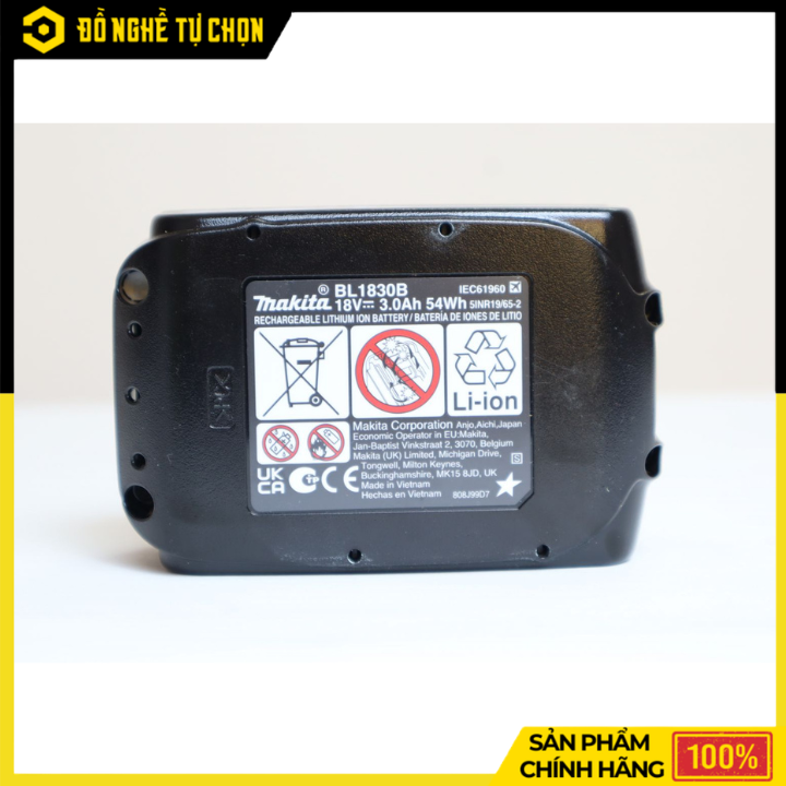 Pin Makita BL1830B 18V 3.0Ah| Hàng Chính Hãng, Có VAT