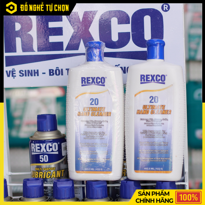 Xà Phòng Rửa Tay REXCO 20 – Chai 443.5ml – Sạch Nhanh, Dịu Nhẹ, Kháng Khuẩn – Hàng Chính Hãng Có VAT