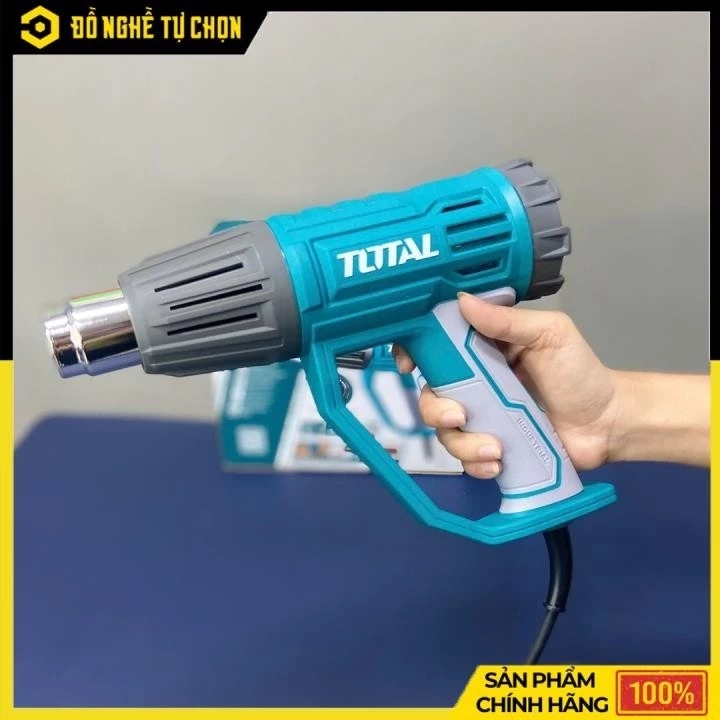 Máy Thổi Hơi Nóng 2000W Total TB20045 – Gia Nhiệt Mạnh, Điều Chỉnh Linh Hoạt  | Hàng Chính Hãng, Có VAT