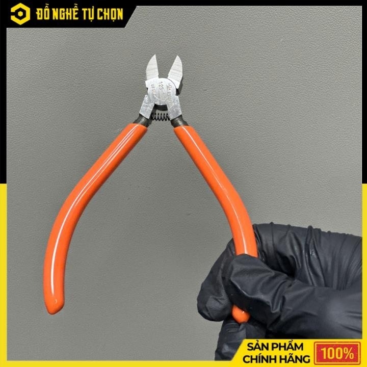 Kìm Cắt Dây Điện Mini Fujiya 12S-120 – Lưỡi Bén – Cắt Dây Siêu Mỏng – Dài 120mm – Chính Hãng Có VAT