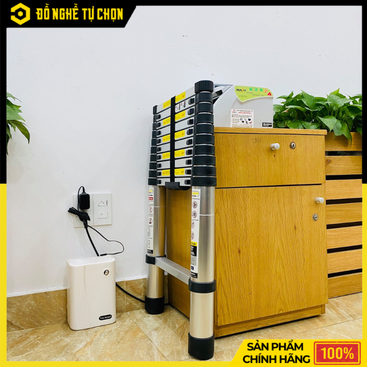 Thang Nhôm Rút Đơn Sumika SK320 Cao 3.2m Gọn Nhẹ | Hàng Chính Hãng, Có VAT