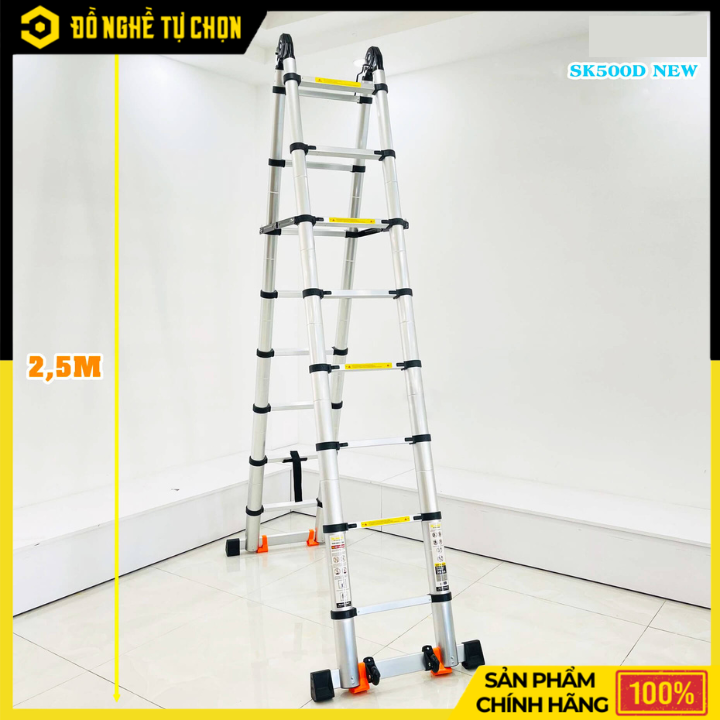 Thang Nhôm Rút Gọn Đôi Sumika SK500D New | Hàng Chính Hãng, Có VAT
