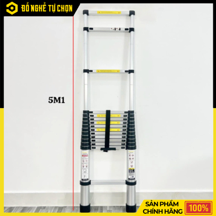 Thang Nhôm Rút Đơn 5.1m Sumika SK510 Gọn Nhẹ | Hàng Chính Hãng, Có VAT