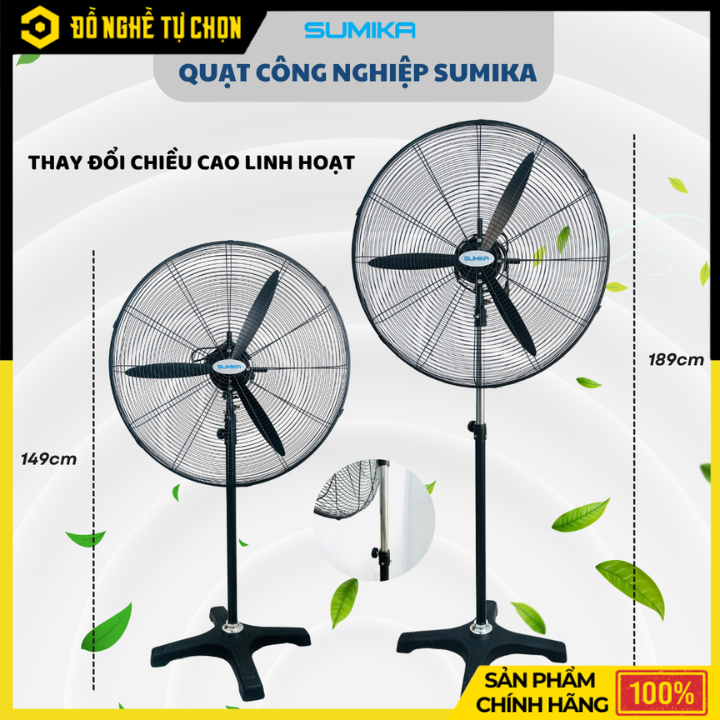 Quạt Công Nghiệp Dạng Đứng Sumika ST750 – Lưu Lượng Gió Lớn, Hoạt Động Mạnh Mẽ, Bền Bỉ, Hàng Chính Hãng Có VAT