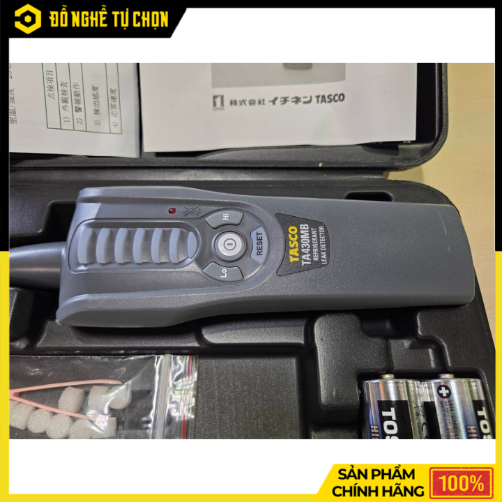 Máy Phát Hiện Khí Gas Rò Rỉ Tasco TA430MB Độ Nhạy Cao, Cảnh Báo Nhanh, Chuyên Dụng Cho Hệ Thống Lạnh | Hàng Chính Hãng, Có VAT
