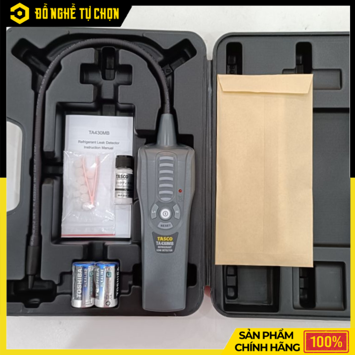 Máy Phát Hiện Khí Gas Rò Rỉ Tasco TA430MB Độ Nhạy Cao, Cảnh Báo Nhanh, Chuyên Dụng Cho Hệ Thống Lạnh | Hàng Chính Hãng, Có VAT