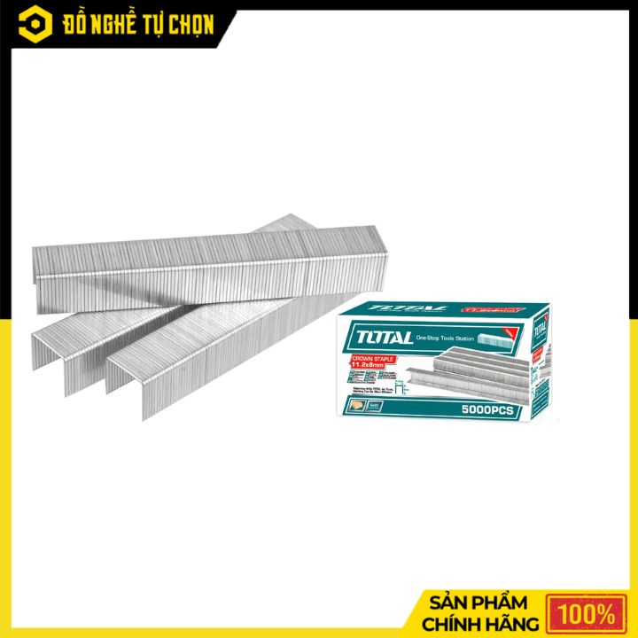 Đinh Bấm Chữ U Total 10mm TAC920102 – Ghim Cố Định Nhanh, Chắc Chắn | Hàng Chính Hãng, Có VAT