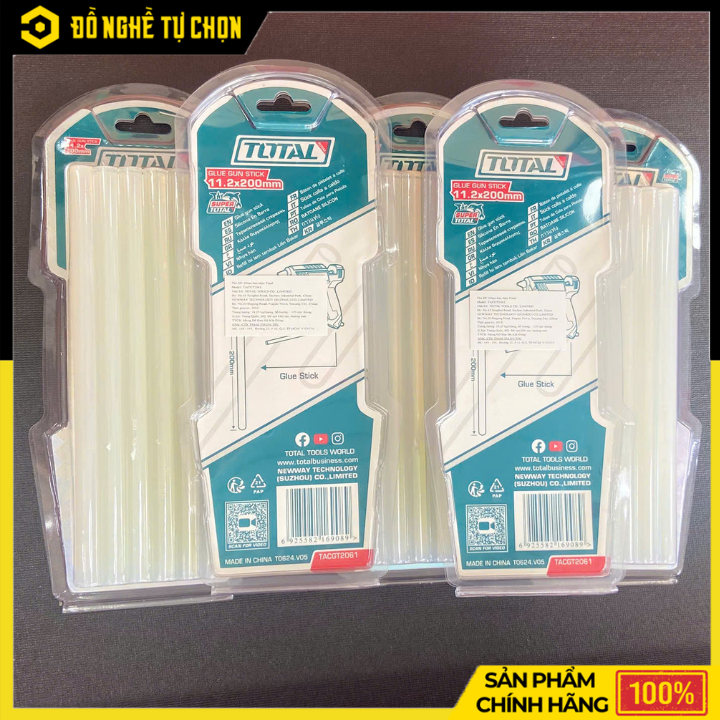 Keo Nhựa Hàn Total TACGT2061 – Que Keo 11.2mm x 20cm – Hàng Chính Hãng Có VAT