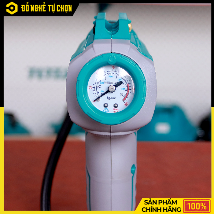 Máy Bơm Hơi Pin Total TACLI2018 (KHÔNG KÈM PIN - SẠC)  – 20V – Áp Suất 150PSI – Có Đèn LED – Hàng Chính Hãng Có VAT