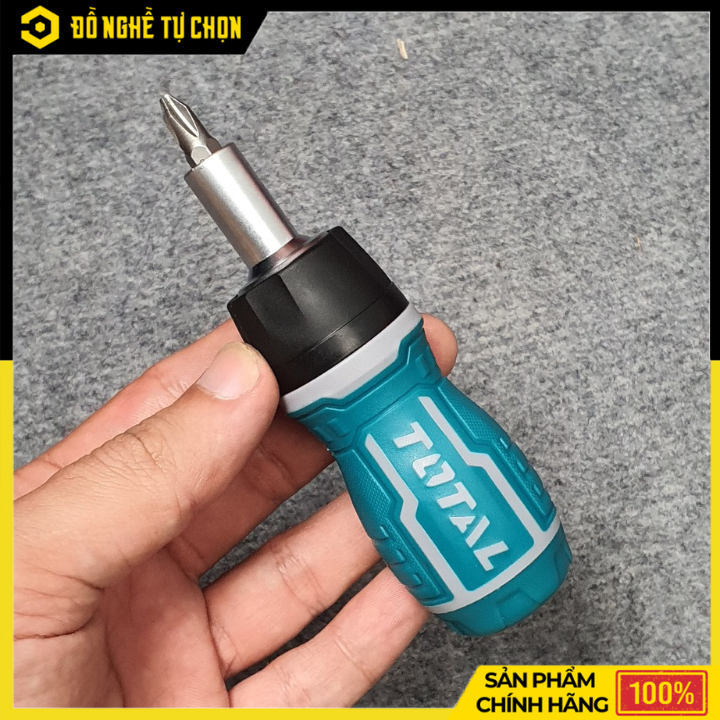 Bộ Tua Vít Ratchet 8 Trong 1 Total TACSDS1726 – Đa Năng, Vặn Nhanh Gọn | Hàng Chính Hãng, Có VAT