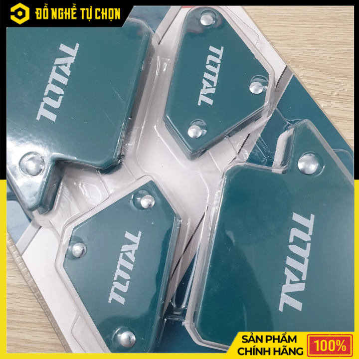 Bộ Ke Nam Châm Hàn 4 Chi Tiết Total TAMWH4062 – Giữ Góc 45°/90°/135° | Hàng Chính Hãng, Có VAT