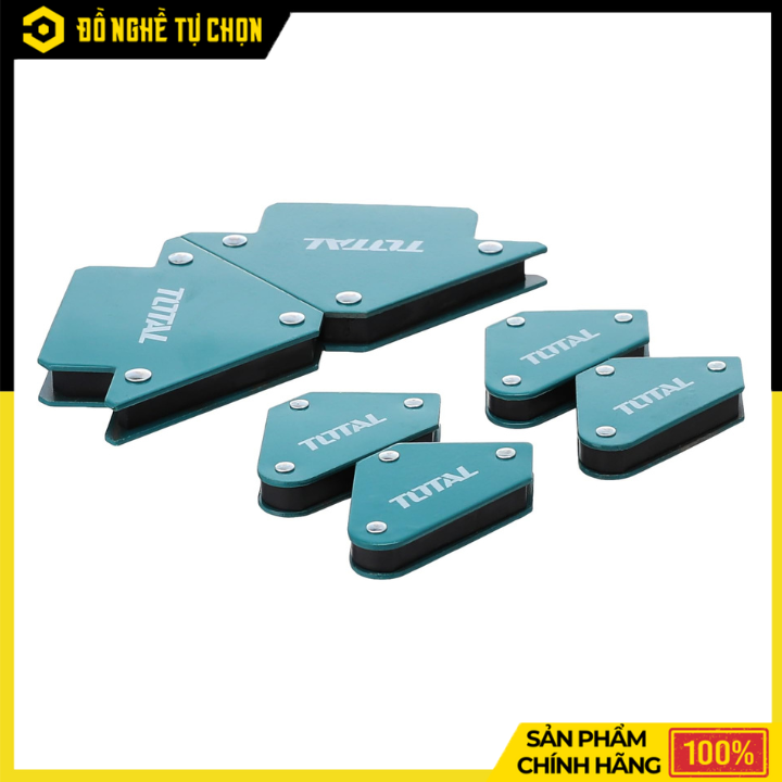 Bộ 6 Ke Nam Châm Hàn Total TAMWH6002 – Mini & 3 Inch, Giữ Góc Chuẩn | Hàng Chính Hãng, Có VAT