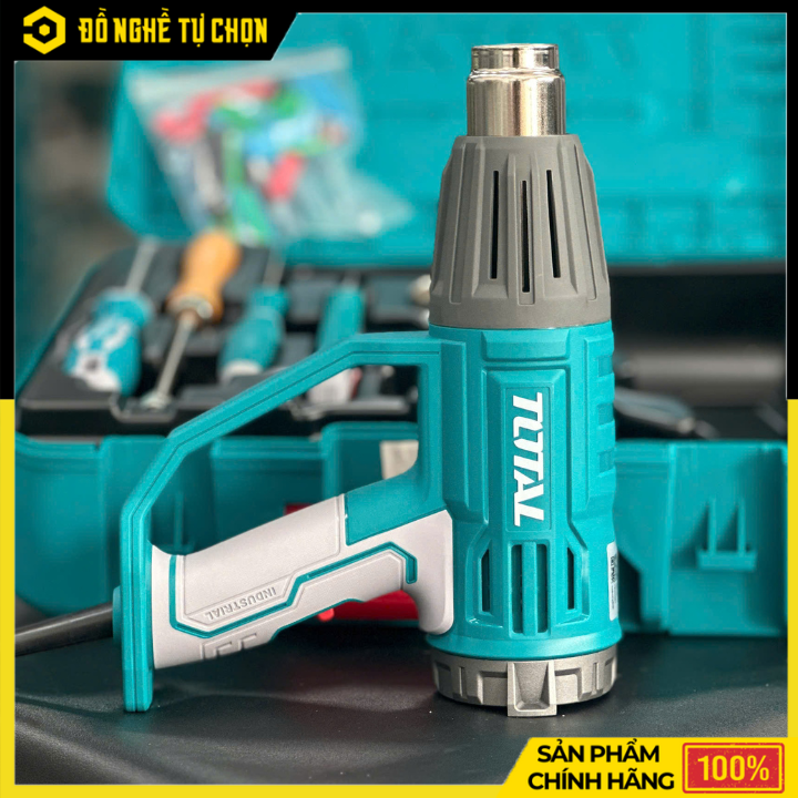 Máy Thổi Nhiệt Total TB200561 – 2000W – Điều Chỉnh Nhiệt & Lưu Lượng Gió – Hàng Chính Hãng Có VAT