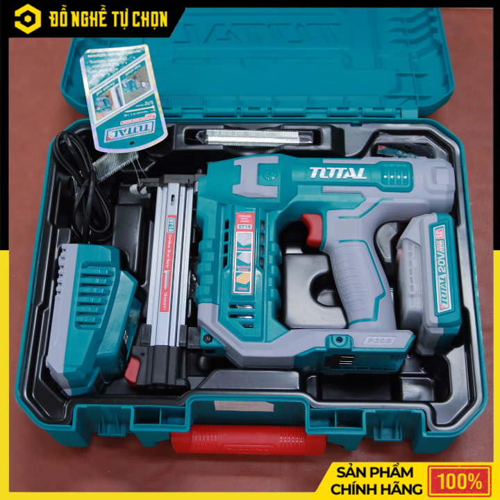 Máy Bắn Đinh Bê Tông TOTAL TCSTLI3808 – Dùng Pin 20V Lithium-ion – Không Chổi Than – Tốc Độ 2 Đinh/S – Hàng Chính Hãng Có VAT