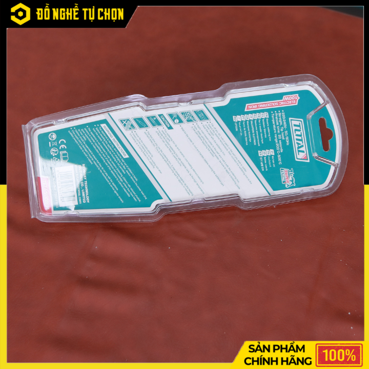 Mỏ Hàn Chì 100W Total TET1100831 – Làm Nóng Siêu Nhanh 20 Giây – Tay Cầm Cách Nhiệt – Hàng Chính Hãng Có VAT