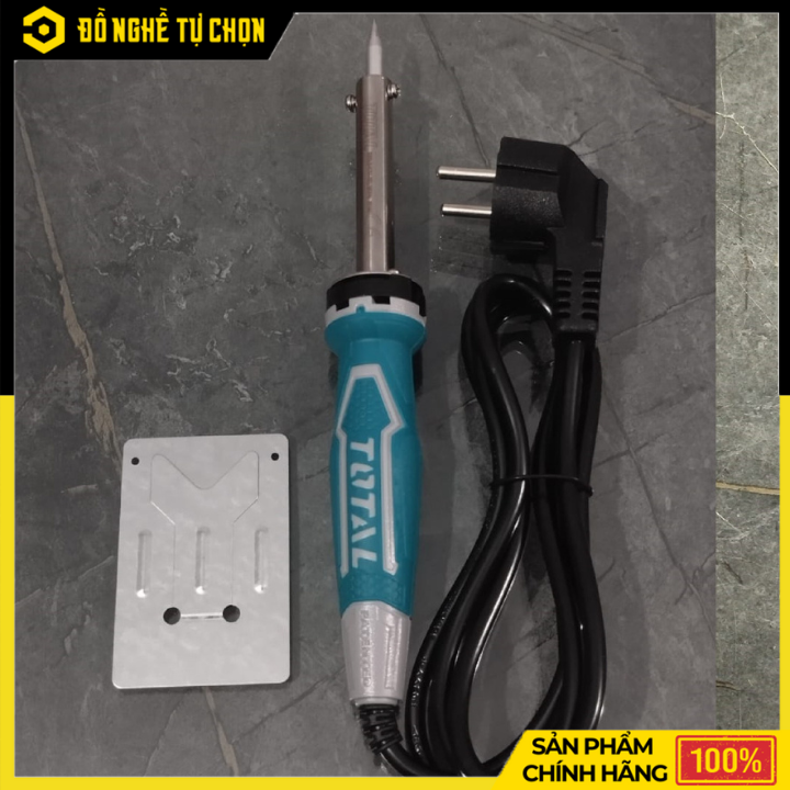 Mỏ Hàn Chì 60W Total TET1606 – Làm Nóng Nhanh 3–5 Phút – Tay Cầm Cách Nhiệt – Hàng Chính Hãng Có VAT