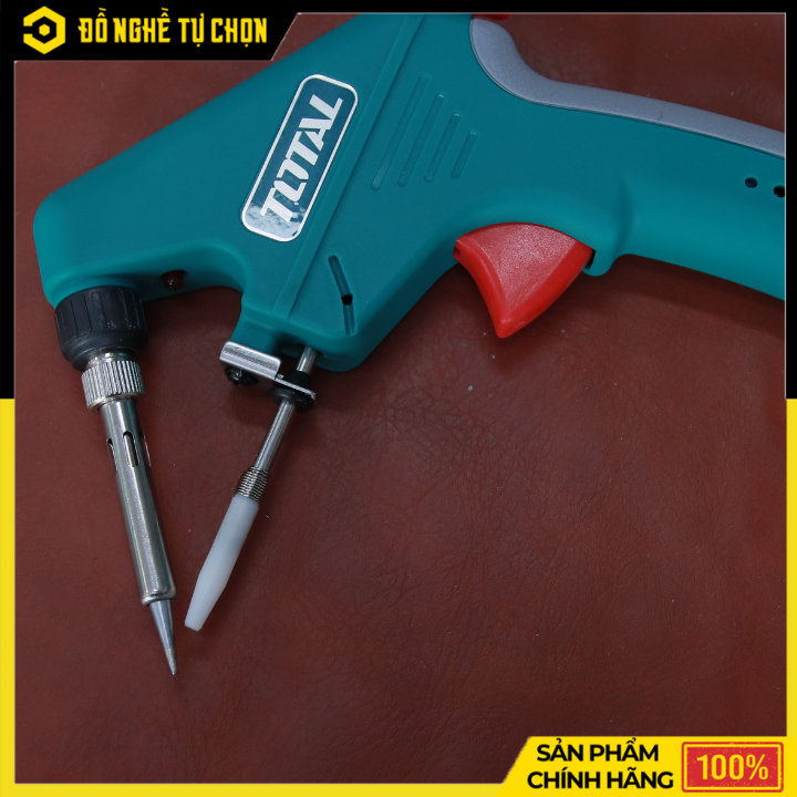 Mỏ Hàn Xung 90W Total TET160732 – Làm Nóng Siêu Nhanh 20 Giây – Điều Chỉnh Nhiệt Độ – Đầu Nhọn Chính Xác – Hàng Chính Hãng Có VAT