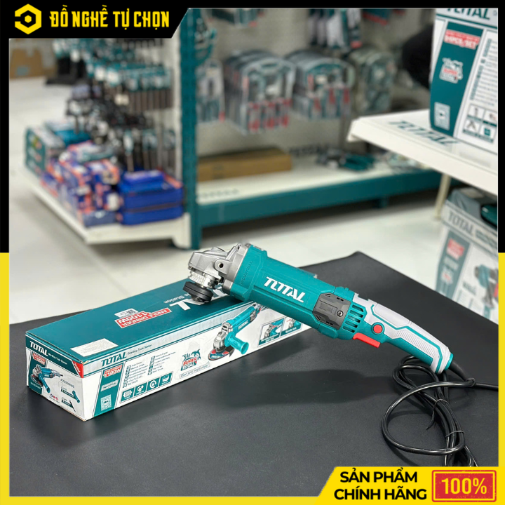 Máy mài góc cầm tay dùng điện - Hiệu Total - Model: TG11012556 - Công suất: 1100W