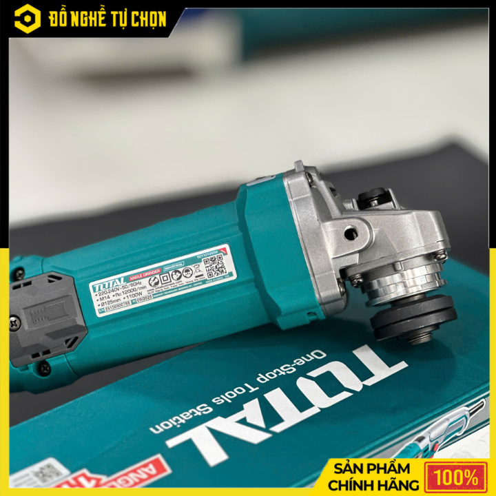 Máy mài góc cầm tay dùng điện - Hiệu Total - Model: TG11012556 - Công suất: 1100W