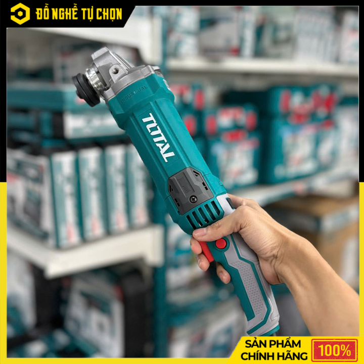 Máy mài góc cầm tay dùng điện - Hiệu Total - Model: TG11012556 - Công suất: 1100W