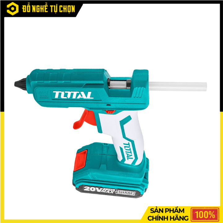 Súng bắn keo pin Lithium-ion 20V (không kèm pin và cục sạc) hiệu Total TGGLI2001