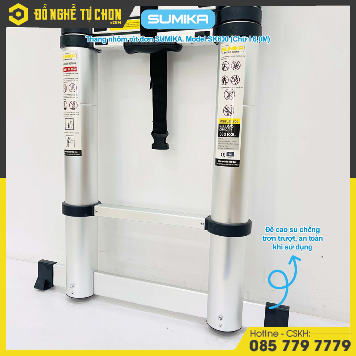 Thang Nhôm Rút Đơn Sumika SK600