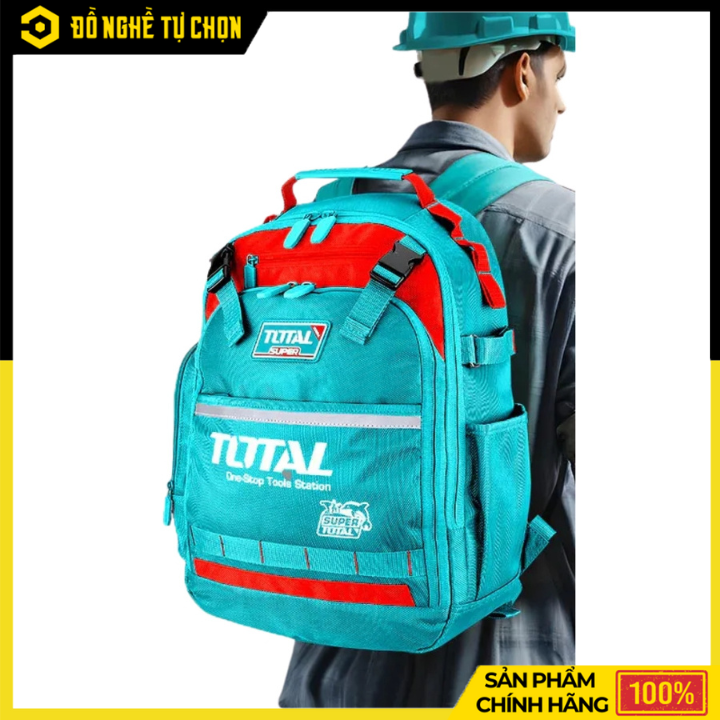 Balo Đựng Dụng Cụ Total THBP02025 – Siêu Bền, Chống Nước, Chuyên Dụng Cho Thợ | Hàng Chính Hãng, Có VAT