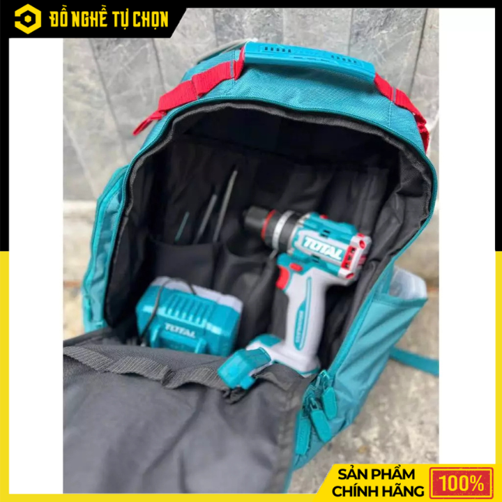 Balo Đựng Dụng Cụ Total THBP02025 – Siêu Bền, Chống Nước, Chuyên Dụng Cho Thợ | Hàng Chính Hãng, Có VAT