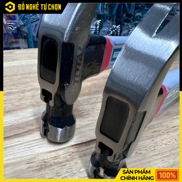 Búa Nhổ Đinh 8oz Total THCH61008 – Nhỏ Gọn, Cán Sợi Thủy Tinh | Hàng Chính Hãng, Có VAT