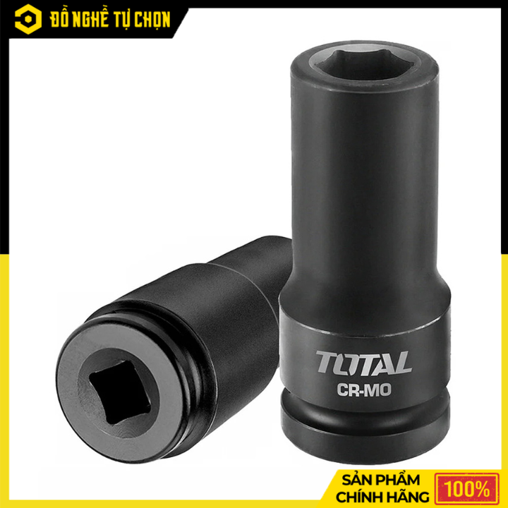 Đầu Tuýp Tác Động Sâu 21mm Total 1/2