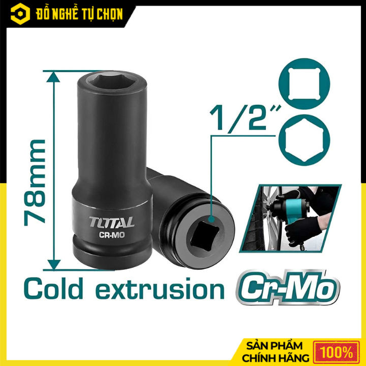 Đầu Tuýp 24mm 1/2