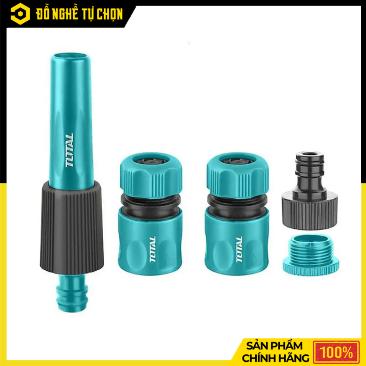Bộ 5 Khớp Nối Dùng Cho Máy Xịt Rửa Total THHCS05122 – Kết Nối Nhanh, Bền Bỉ, Dễ Sử Dụng | Hàng Chính Hãng, Có VAT