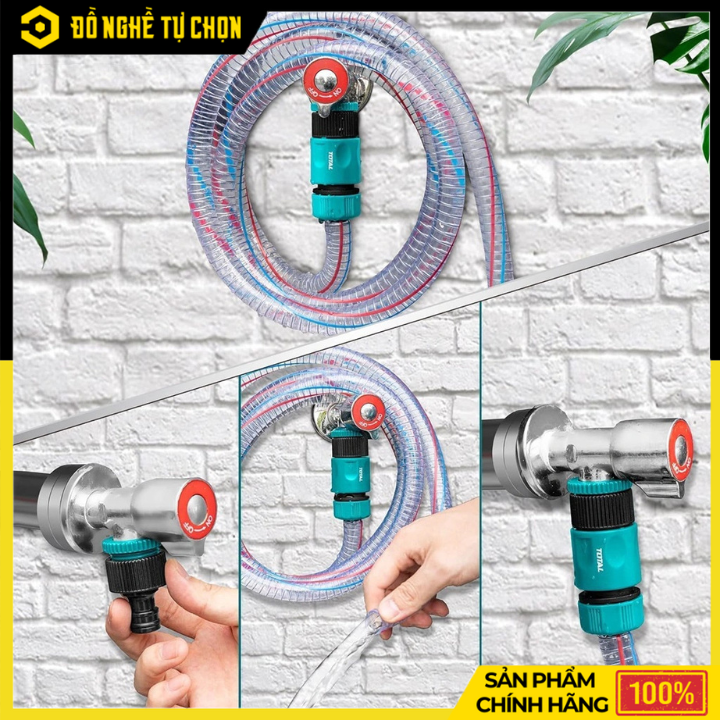 Bộ 5 Khớp Nối Dùng Cho Máy Xịt Rửa Total THHCS05122 – Kết Nối Nhanh, Bền Bỉ, Dễ Sử Dụng | Hàng Chính Hãng, Có VAT