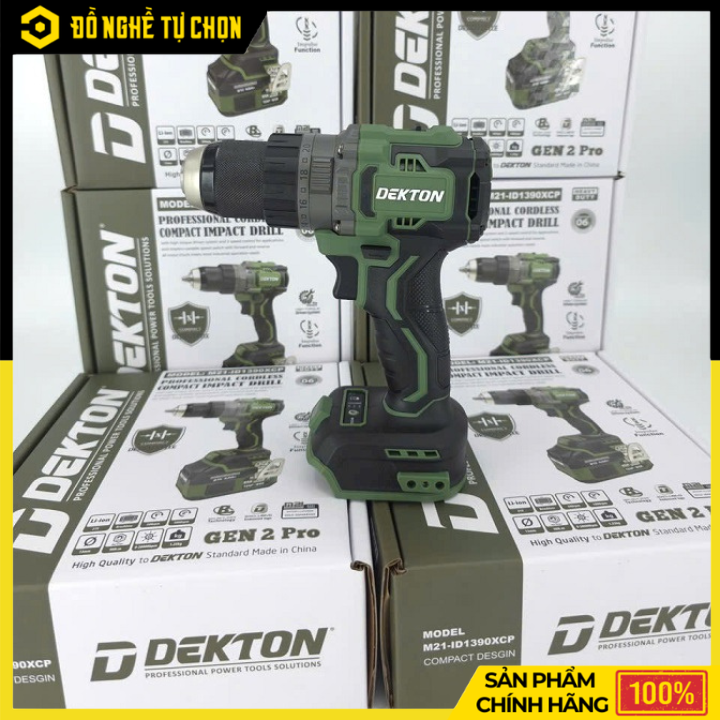 [THÂN] M21-ID1390XCP – Máy Khoan 13mm | Lực Siết 90N.m – 3 Chức Năng – Tạo Xung Mạnh Mẽ - Hàng Chính Hãng Có VAT