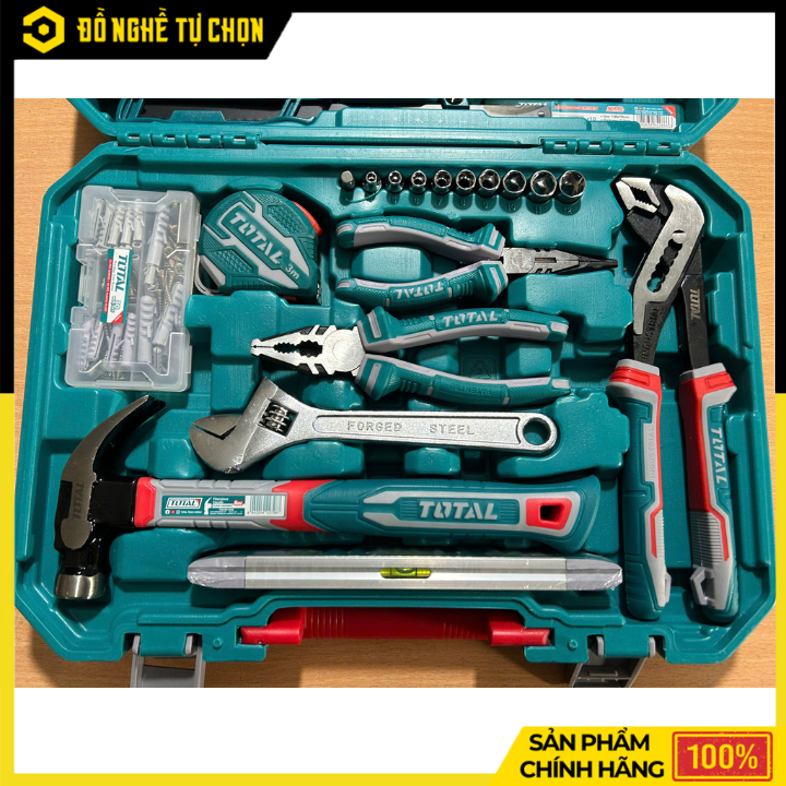 Bộ Dụng Cụ Sửa Chữa 168 Chi Tiết Total THKTHP21686 – Giải Pháp Toàn Diện Cho Mọi Công Việc | Hàng Chính Hãng, Có VAT