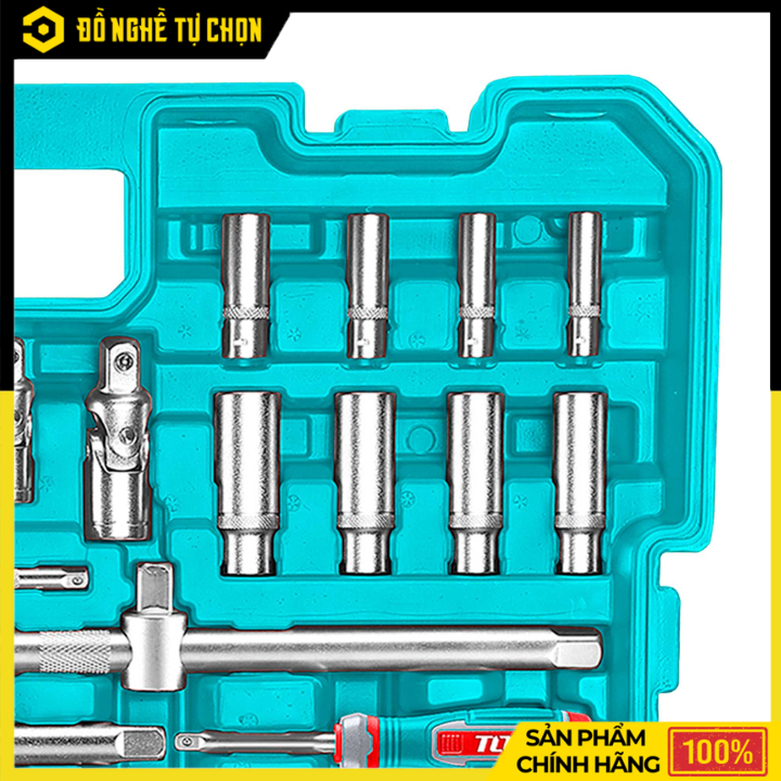 Combo Máy Siết Bu Lông Total TIWLI2050 Kèm 152 Phụ Kiện THKTHP31522 | Hàng Chính Hãng, Có VAT