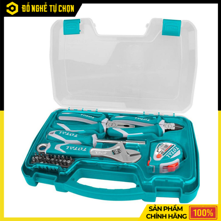 Bộ Đồ Nghề 25 Chi Tiết Total THKTHP90256 – Đầy Đủ Dụng Cụ, Gọn Gàng Tiện Lợi, Hỗ Trợ Sửa Chữa Hiệu Quả | Hàng Chính Hãng, Có VAT
