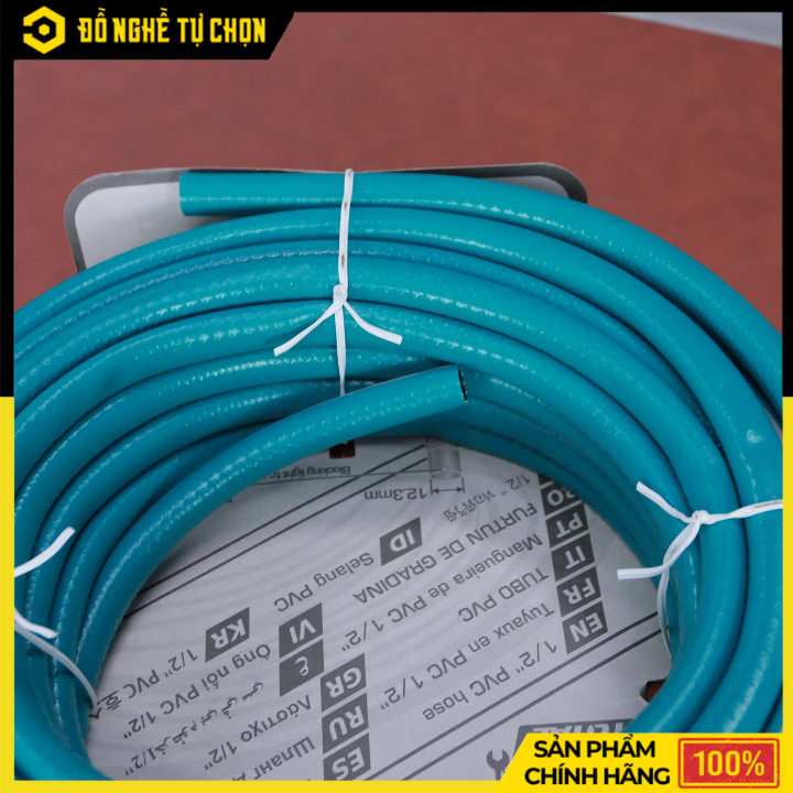 Ống Nhựa PVC Total THPH2001 – Dài 20m – 1/2 Inch – Áp Suất 300 PSI – Lực Kéo 880N – Ống Dẫn Nước / Dẫn Khí – Hàng Chính Hãng Có VAT
