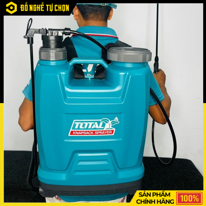Bình Phun Thuốc Total THSPP4161 16L Áp Lực Cao, Dây Đeo Tiện Lợi, Phun Tưới Hiệu Quả Cho Cây Trồng | Hàng Chính Hãng, Có VAT