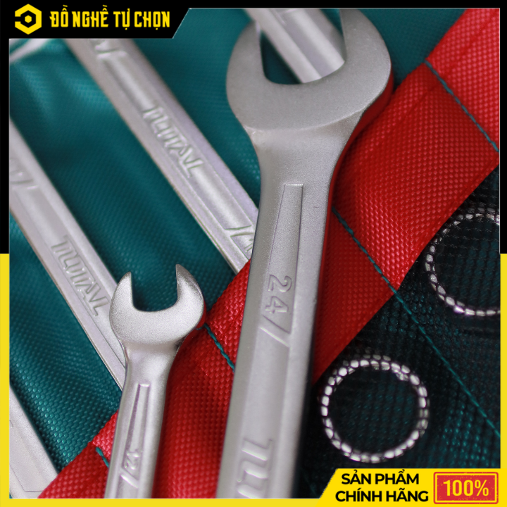 Bộ cờ lê vòng miệng Total THT1022121 – 12 món (6–24mm) – Hàng chính hãng có VAT
