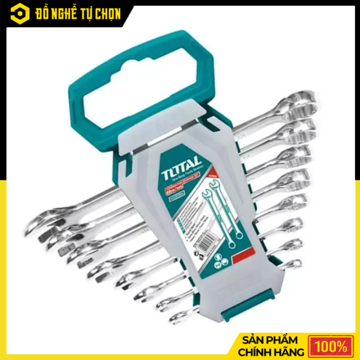 Bộ Cờ Lê Vòng Miệng 8 Chi Tiết Total THT102286-I (6–19mm) – Đầy Đủ Size Thông Dụng, Bền Bỉ, Dễ Sử Dụng | Hàng Chính Hãng, Có VAT