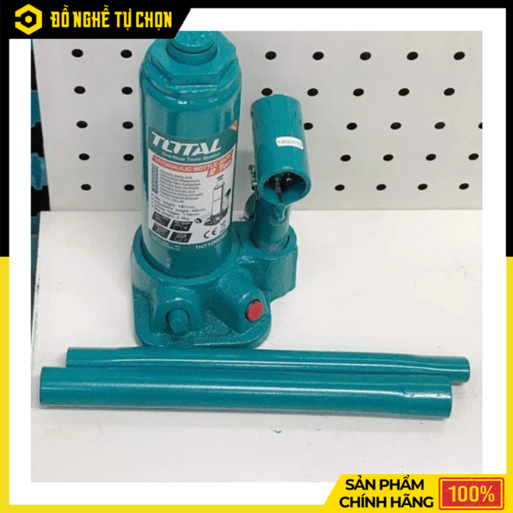 Con Đội Thủy Lực 2 Tấn Total THT109022 Nâng Hạ Xe An Toàn, Chịu Tải Mạnh Mẽ Cho Gara Và Gia Đình | Hàng Chính Hãng, Có VAT