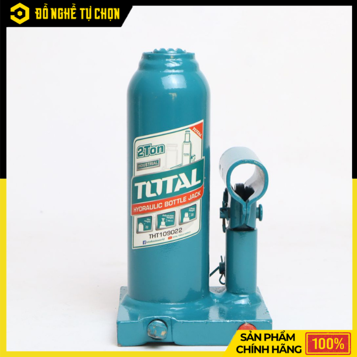 Con Đội Thủy Lực 2 Tấn Total THT109022 Nâng Hạ Xe An Toàn, Chịu Tải Mạnh Mẽ Cho Gara Và Gia Đình | Hàng Chính Hãng, Có VAT