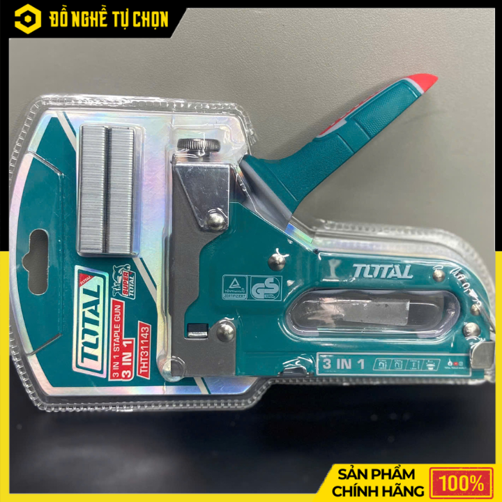 Dụng Cụ Bấm Ghim 3 Trong 1 Hiệu Total THT31143