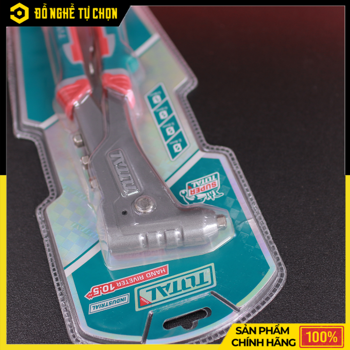Kìm Rút Đinh Rivê Total THT32105 – 10.5 Inch – 4 Đầu Mũi (2.4–4.8mm) – Hàng Chính Hãng Có VAT