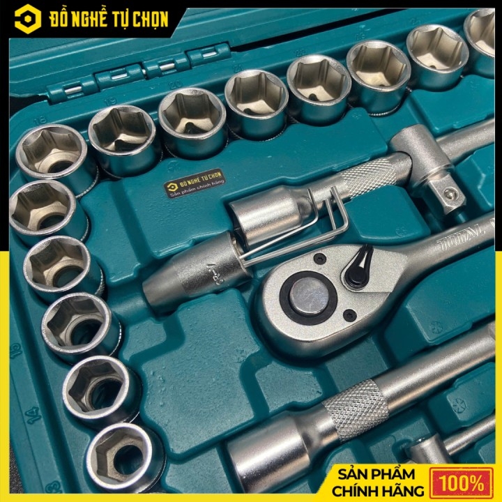 Bộ 94 đầu tuýp  1/4 inch &1/2 inch hiệu Total THT421942