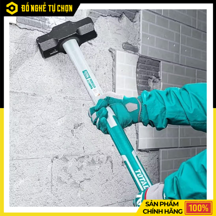Búa Tạ Total THT750416 Cán Dài 900mm, Thép Carbon 45# Chịu Nhiệt, Đập Phá Mạnh Mẽ | Hàng Chính Hãng, Có VAT