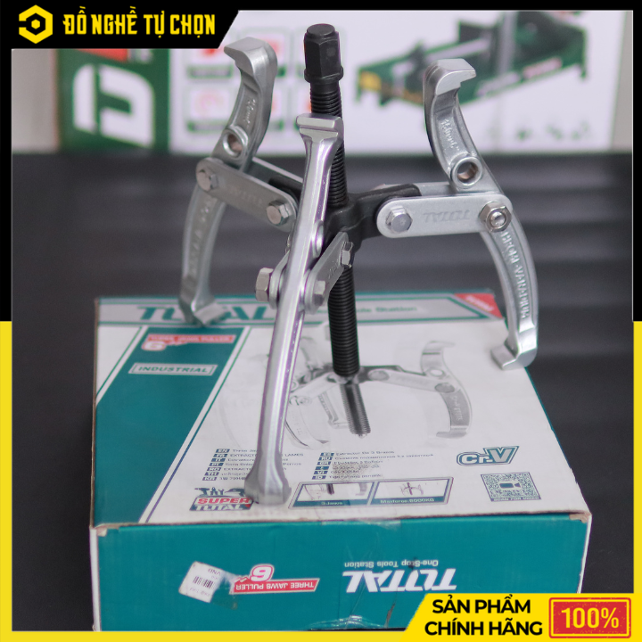 Cảo 3 chấu Total THTGP366 – 6” – Lực 6000kg – Hàng chính hãng có VAT